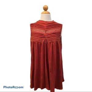 Cable & Gauge Rust Tank Top